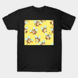 Bees on Yellow T-Shirt